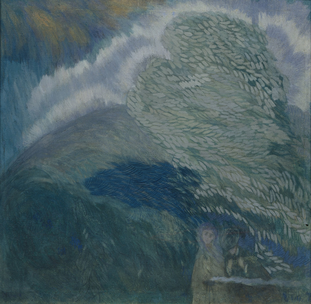 Storm Lovers, 1908 by Pyotr Savvich Utkin