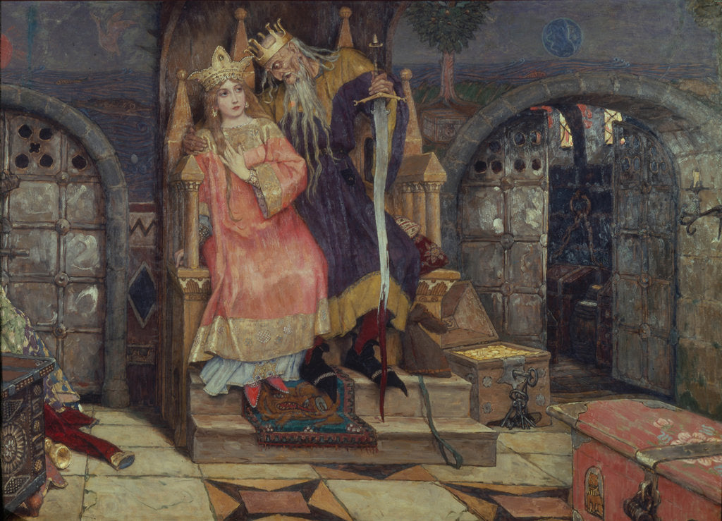 Detail of Koschei the Immortal, 1917-1926 by Viktor Mikhaylovich Vasnetsov