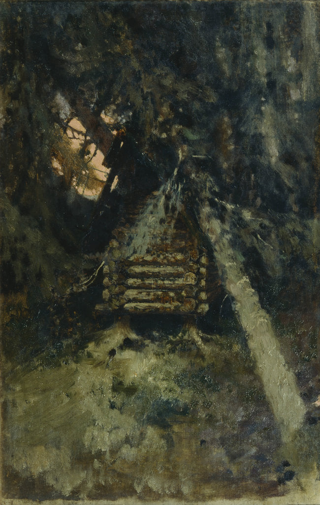 Detail of The Hut on Chicken Legs by Viktor Mikhaylovich Vasnetsov