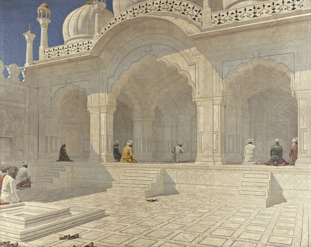 Detail of The Pearl Mosque (Moti Masjid), Delhi, 1880s by Vasili Vasilyevich Vereshchagin