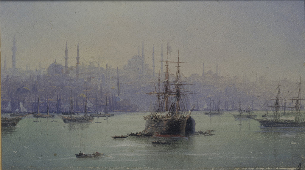 Detail of Golden Horn, 1895 by Ivan Konstantinovich Aivazovsky