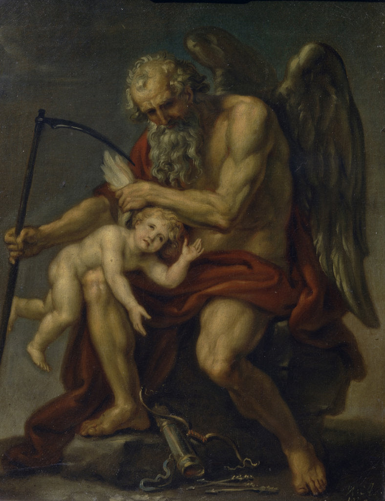 Detail of Saturn Cutting off Cupid?s Wings with a Scythe, 1802 by Ivan Akimovich Akimov