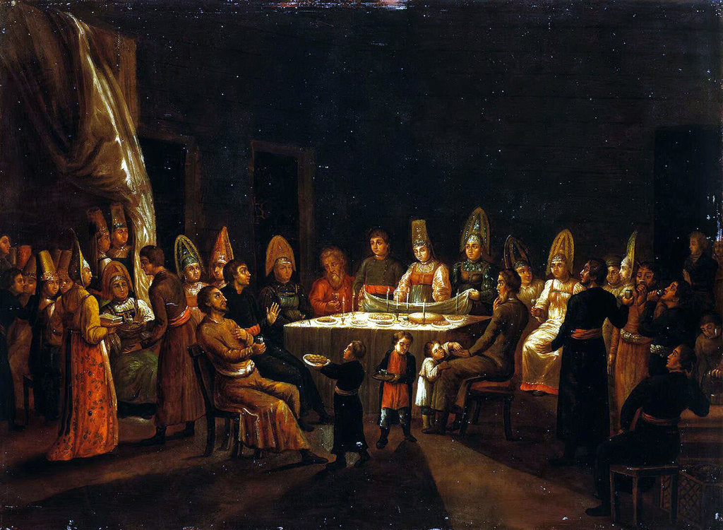 Detail of Wedding in a Merchants House, First quarter of 19th cen by Anonymous