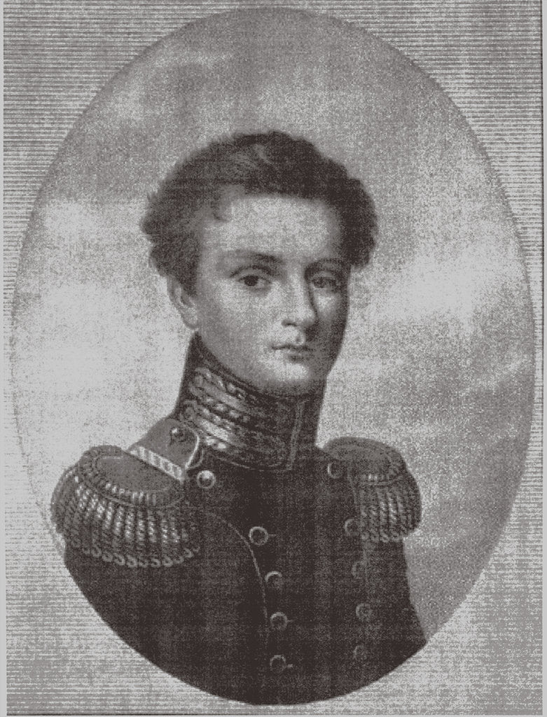 Detail of Grand Duke Michael Pavlovich of Russia, c. 1815 by Anonymous