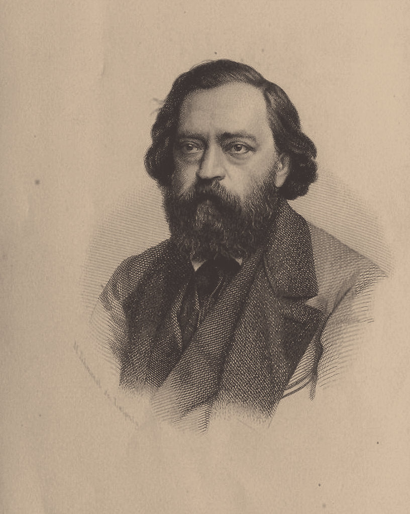 Detail of Nikolay Platonovich Ogarev by Anonymous
