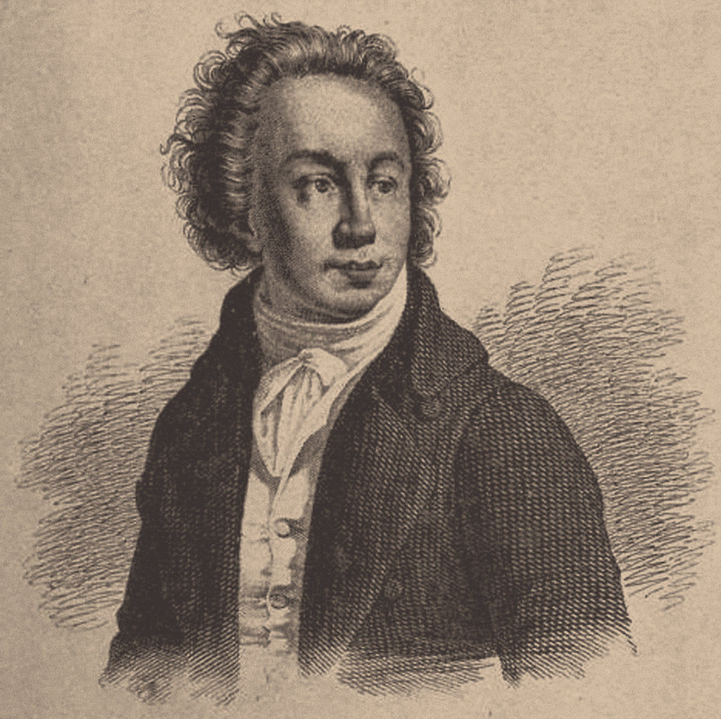 Detail of Portrait of the poet Ivan S. Barkov, 19th century by Anonymous