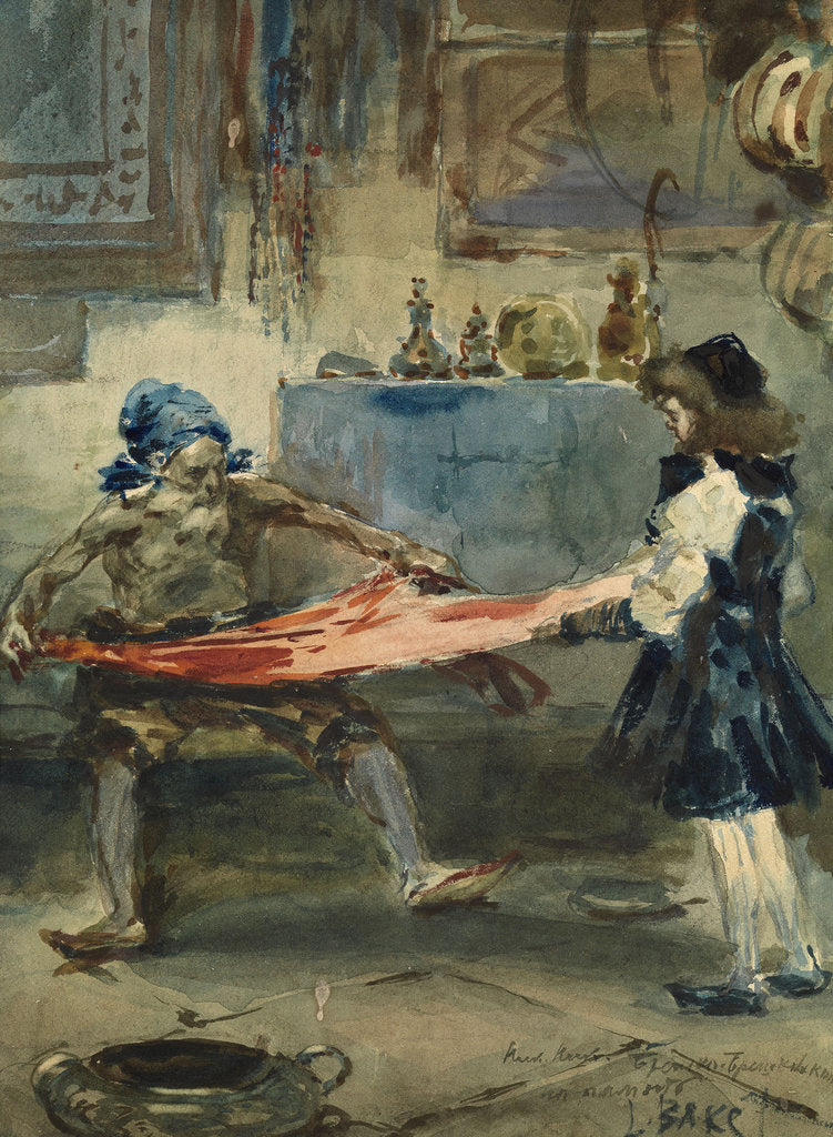 Detail of Oriental Scene by Léon Bakst