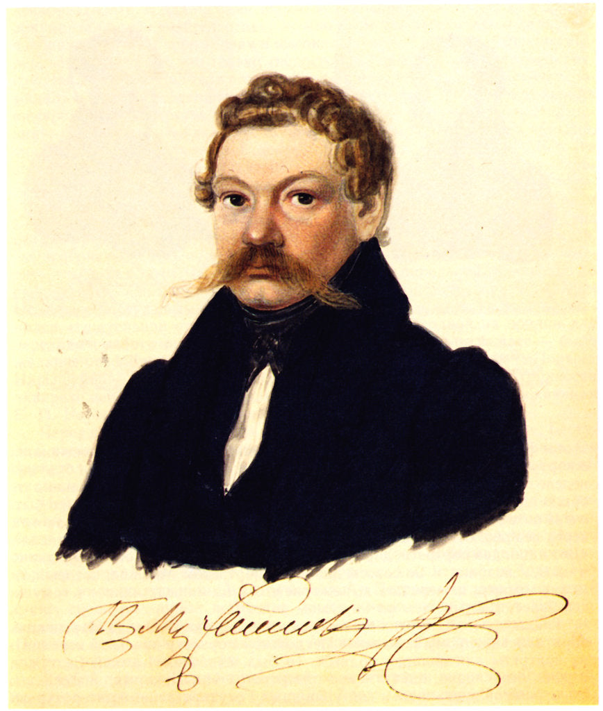 Portrait of Decembrist Pyotr Mukhanov, 1832-1833 by Nikolai Alexandrovich Bestuzhev