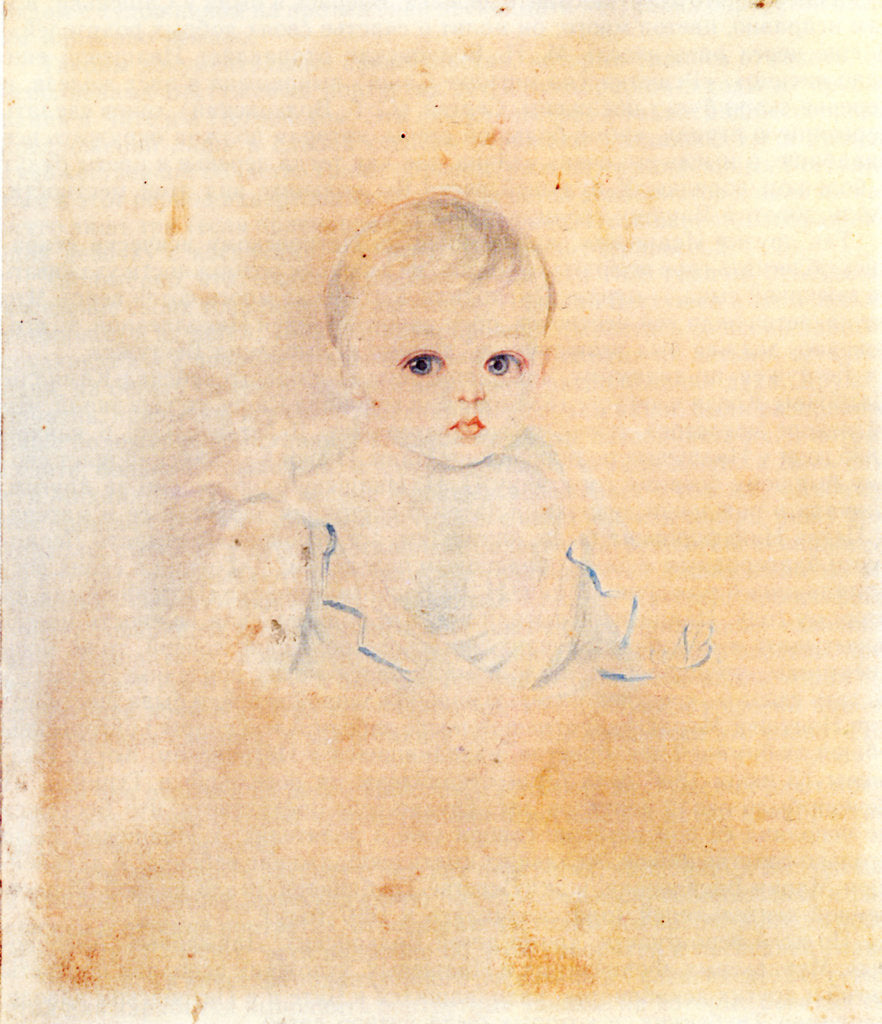 Detail of Portrait of Sasha Ivashev, 1834 by Nikolai Alexandrovich Bestuzhev