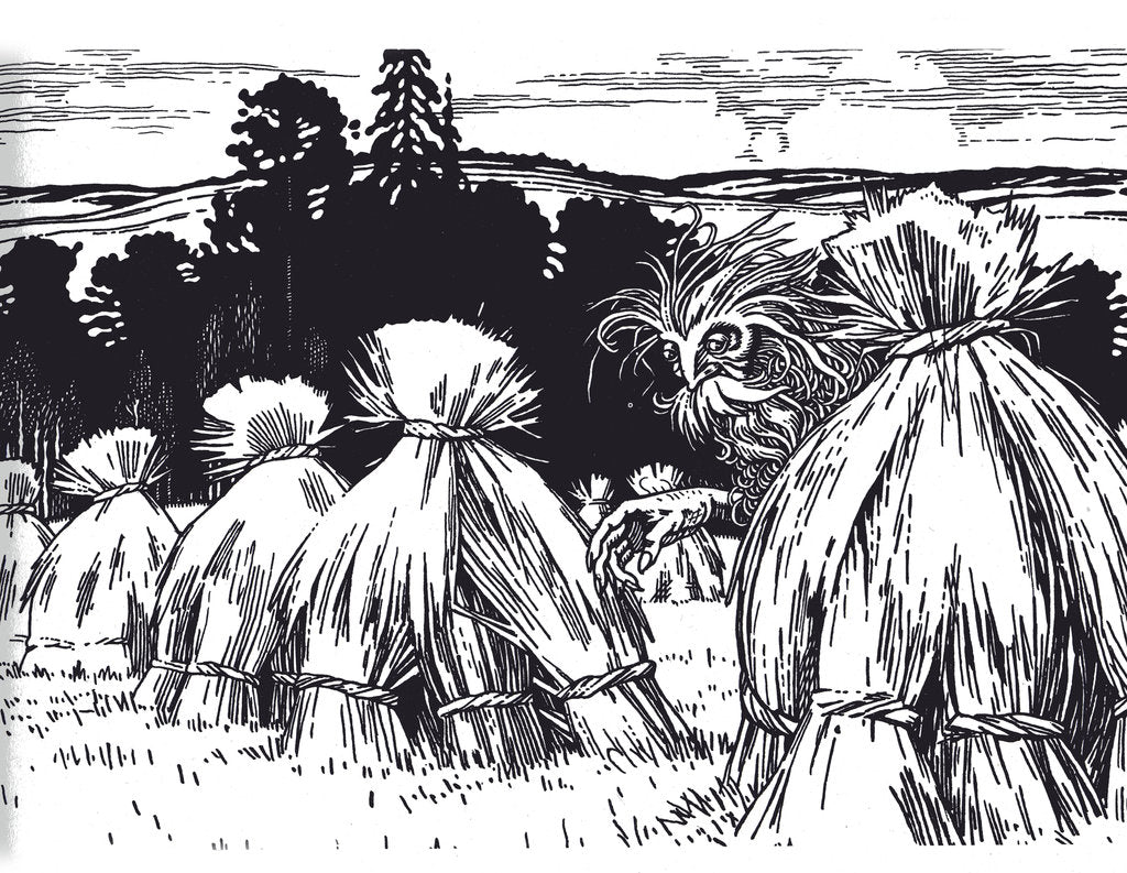 Detail of Polevik, 1934 by Ivan Yakovlevich Bilibin