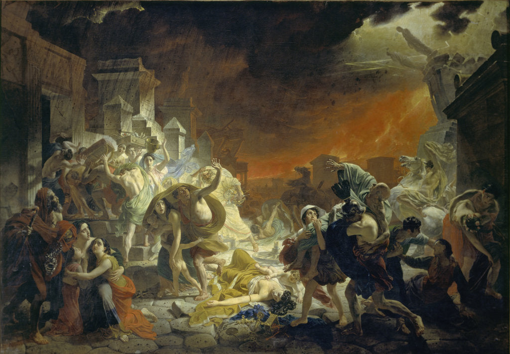 Detail of The last Day of Pompeii, 1833 by Karl Pavlovich Briullov