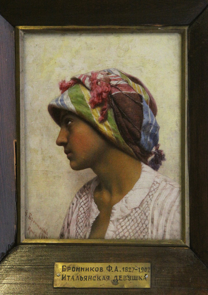 Detail of The Italian Girl, 1880 by Feodor Andreyevich Bronnikov