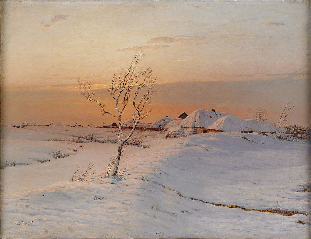 Detail of Winter Evening, 1895 by Nikolai Nikanorovich Dubovskoy