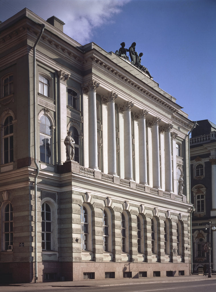 Detail of The Old Hermitage in Saint Petersburg, 1771-1787 by Yuri Matveyevich Felten