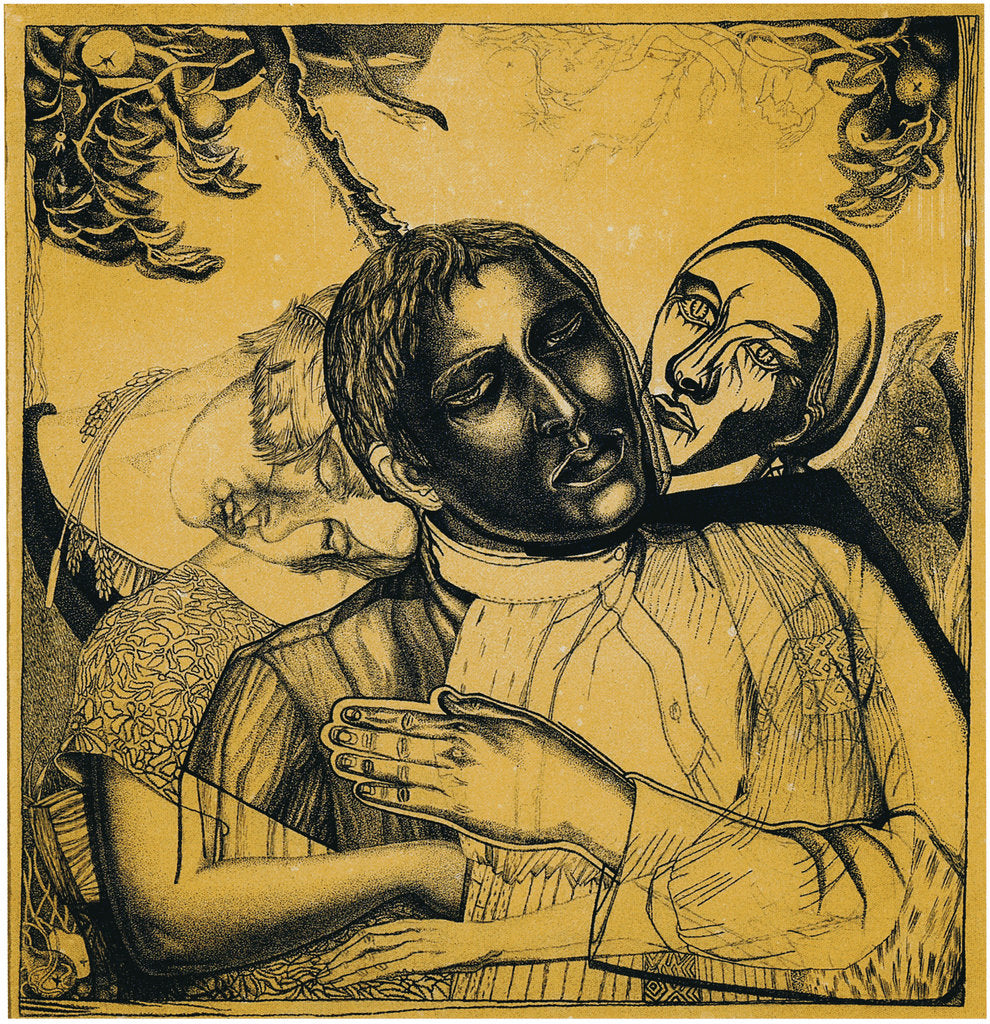 Detail of Composition by Pavel Nikolayevich Filonov