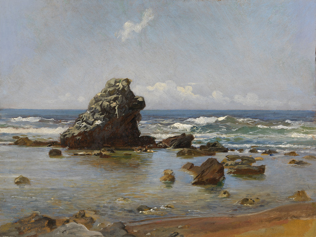 Detail of Bay in Livorno by Nikolai Nikolayevich Ge