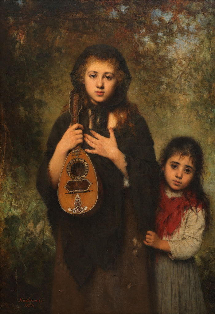 Detail of La Cigale, 1894 by Alexei Alexeyevich Harlamov