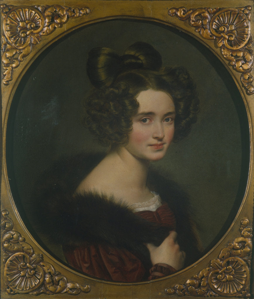 Detail of Portrait of Olimpiada Ryumina, 1826 by Orest Adamovich Kiprensky