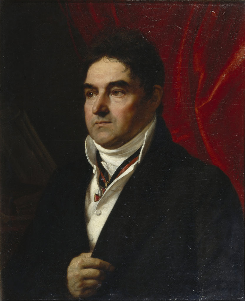 Detail of Portrait of Vasily Semyonovich Khvostov, 1814 by Orest Adamovich Kiprensky