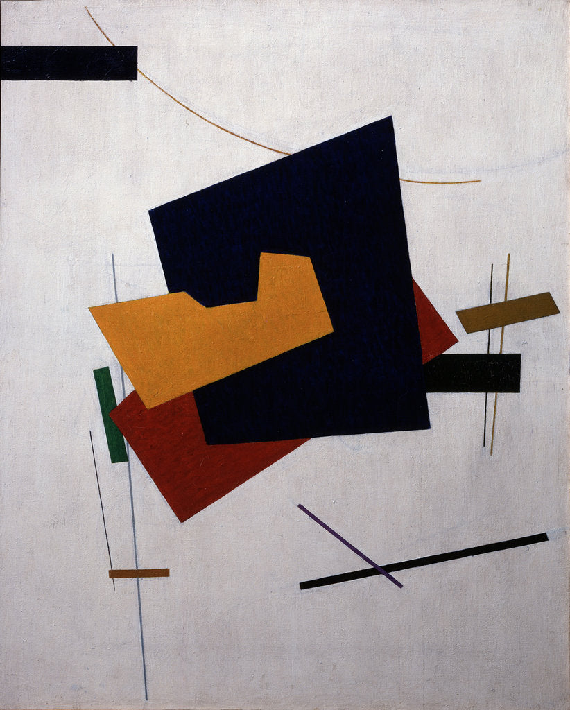 Detail of Suprematism, before 1916 by Ivan Vassilyevich Klyun