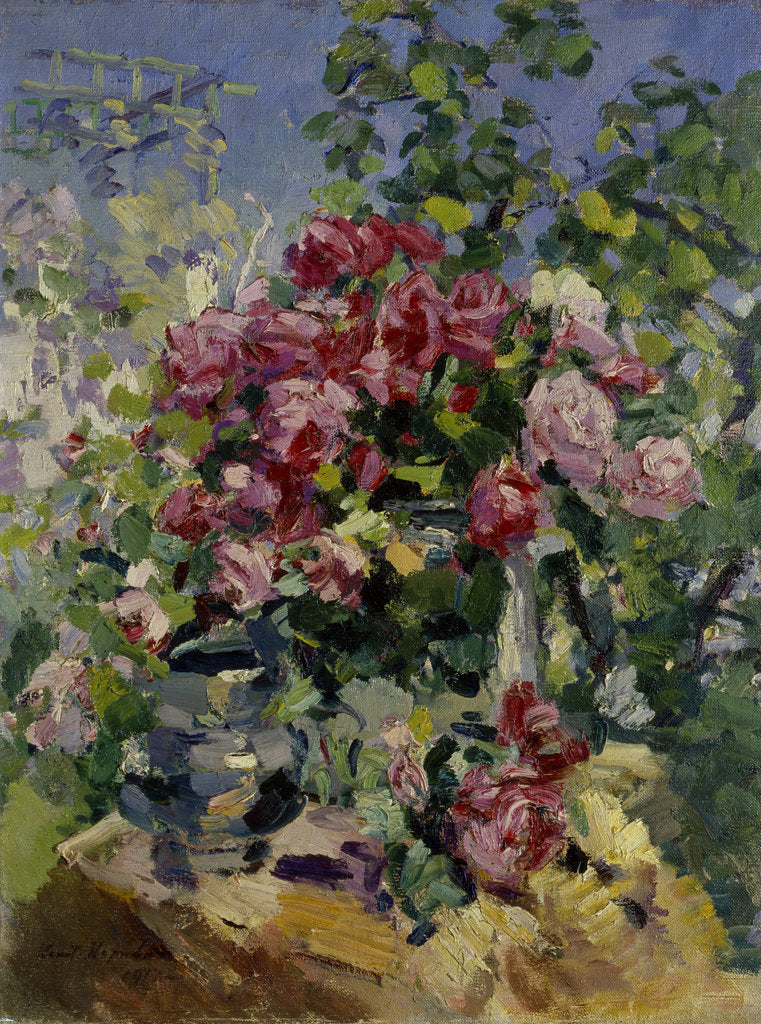 Detail of Roses, 1917 by Konstantin Alexeyevich Korovin