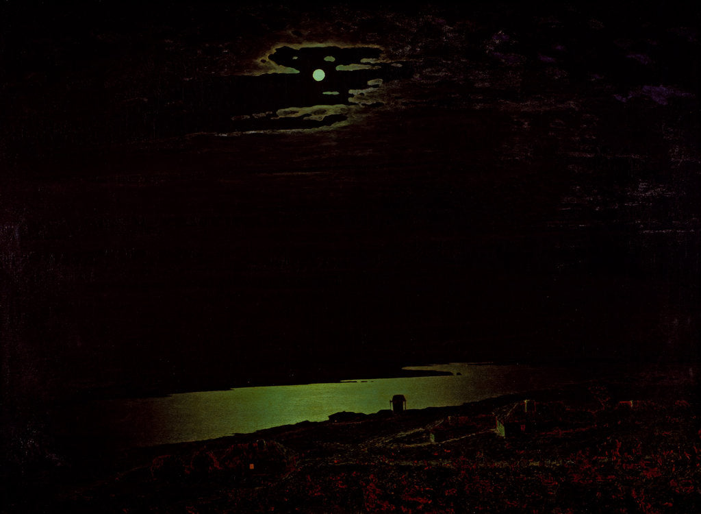Detail of Moonlit Night on the Dniepr, 1882 by Arkhip Ivanovich Kuindzhi