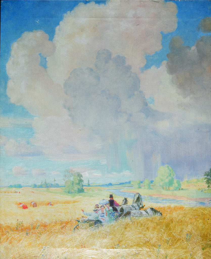 Detail of Summer, 1922 by Boris Michaylovich Kustodiev