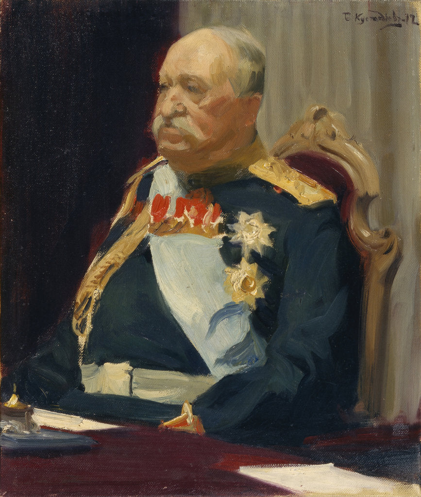 Detail of Portrait of Count Alexei Ignatyev, the Member of the State Council, Minister of the interior, 1902 by Boris Michaylovich Kustodiev