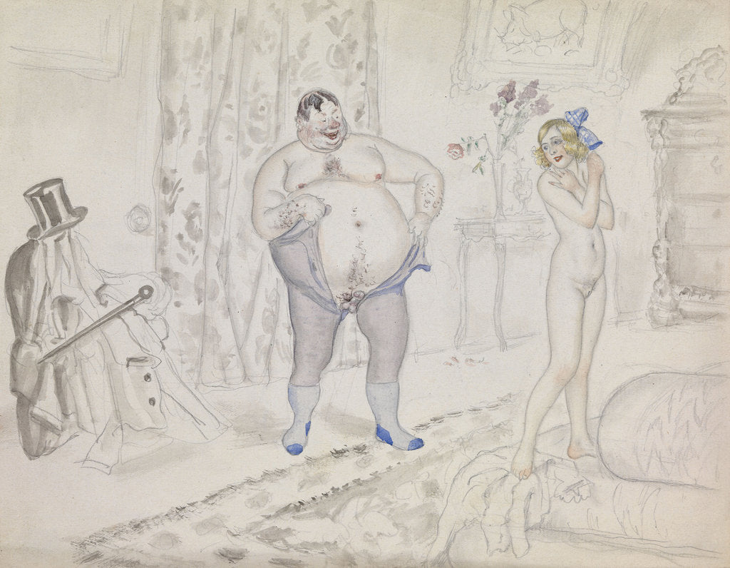 Detail of Late Night Rendezvous by Boris Michaylovich Kustodiev