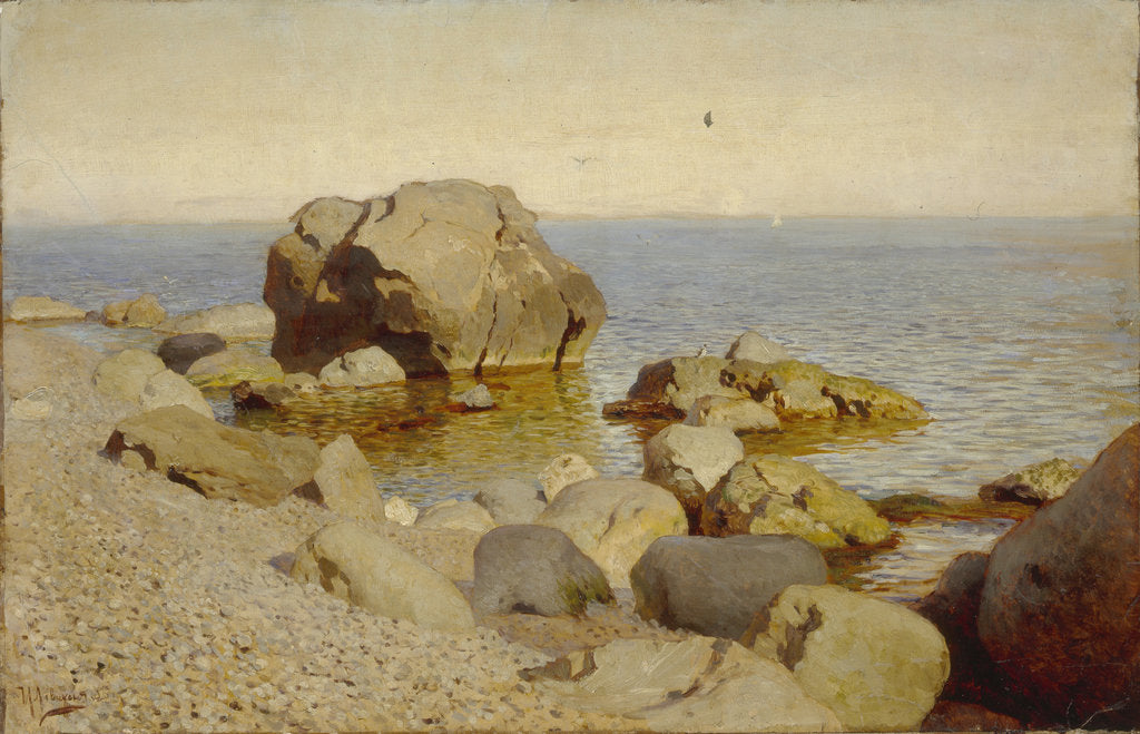 Detail of Seashore. The Crimea, 1886 by Isaak Ilyich Levitan
