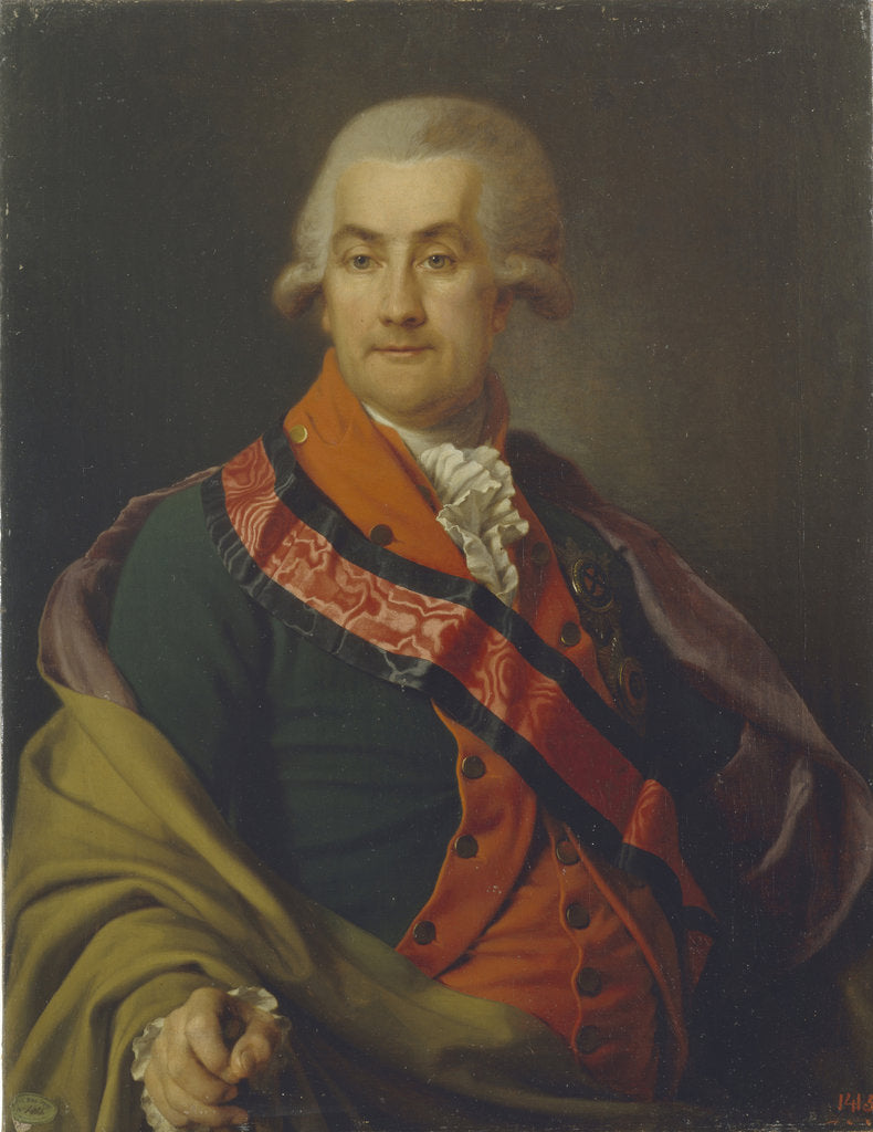 Detail of Portrait of Count Otto Heinrich Igelström, 1790 by Dmitri Grigorievich Levitsky