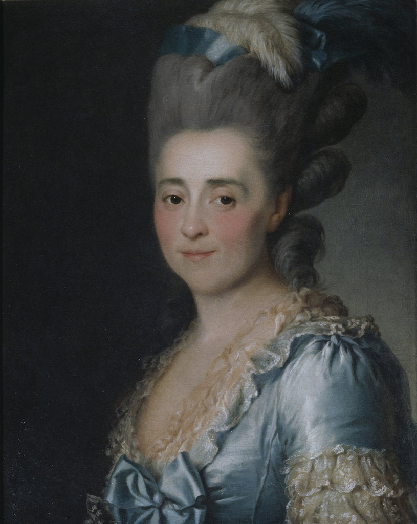 Detail of Portrait of Natalia Ivanovna Melgunova, 1779 by Dmitri Grigorievich Levitsky