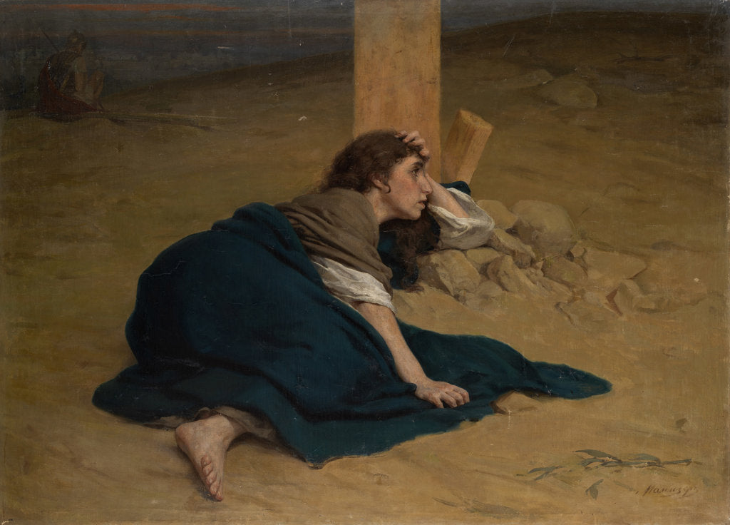 Detail of By the Cross by Genrich Matveyevich Maniser