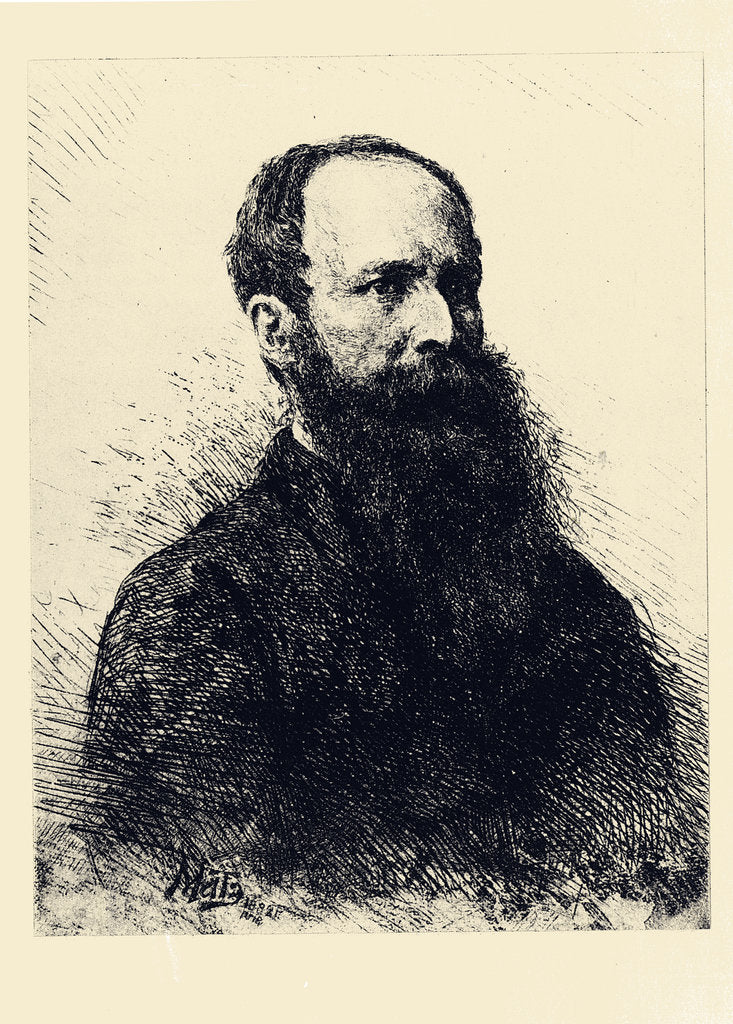 Detail of Portrait of the painter Vasili Vereshchagin, 1882 by Vasily Vasilyevich Mate
