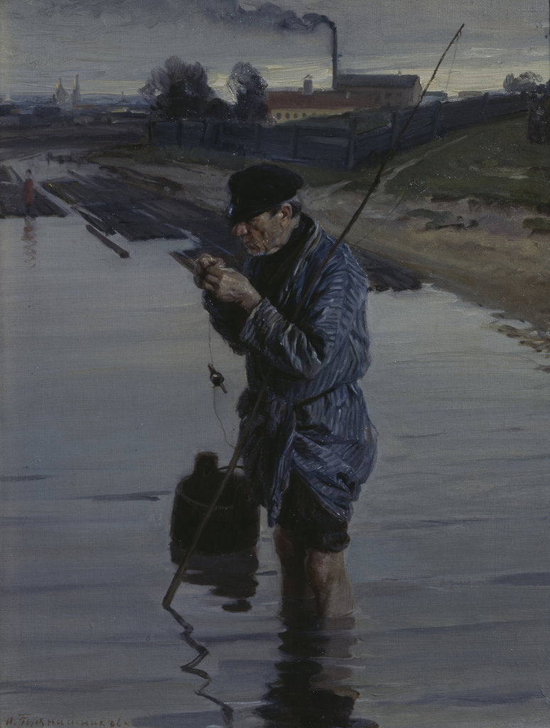 Detail of A mans mind is his kingdom, 1882 by Illarion Mikhailovich Pryanishnikov