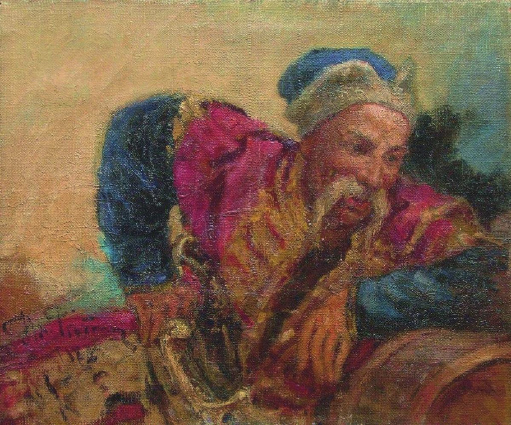 Detail of Otaman Ivan Sirko, 1889 by Ilya Yefimovich Repin