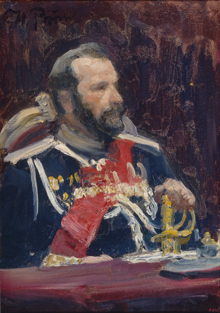 Detail of Portrait of General Alexei Nikolayevich Kuropatkin, c.1901-1902 by Ilya Yefimovich Repin