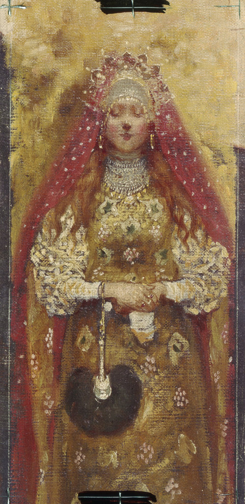 Detail of Boyars Wife (Detail), 1899 by Andrei Petrovich Ryabushkin