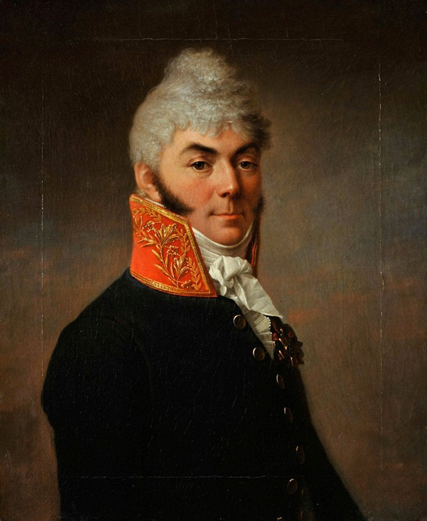 Detail of Portrait of Count Nikolay Nikolayevich Novosiltsev, before 1808 by Stepan Semyonovich Shchukin