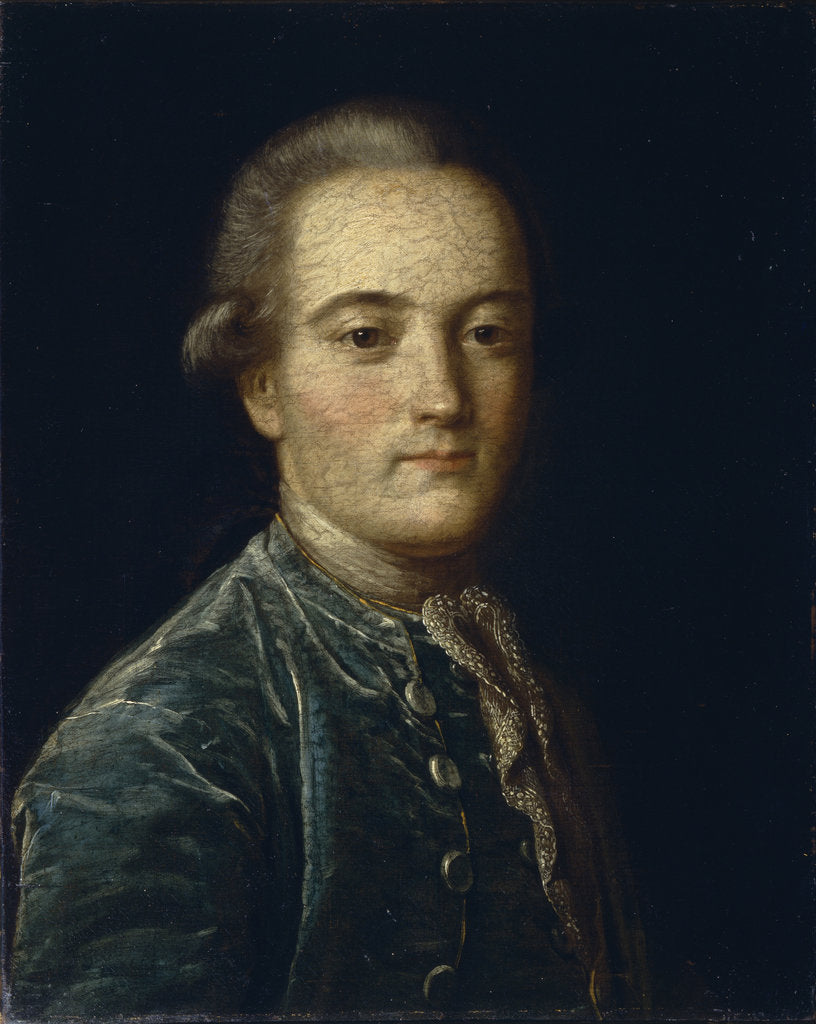 Detail of Portrait of Matvei Grigoryevich Spiridov, 1776 by Mikhail Shibanov