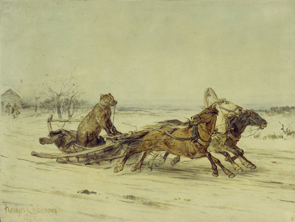 Detail of General Toptygin, 1875 by Pyotr Petrovich Sokolov