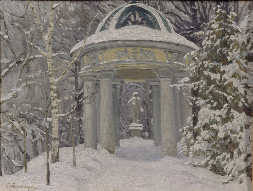 Detail of Gazebo at the Naydenov Estate, 1923 by Evgeni Ivanovich Stolitsa