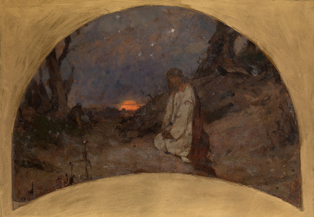 Detail of The Agony in the Garden (Sketch for the St Volodymyrs Cathedral in Kiev), 1886 by Pavel Alexandrovich Svedomsky