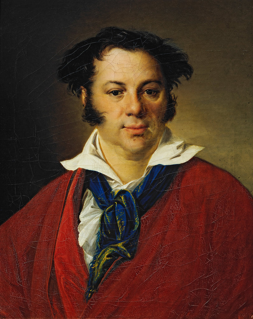 Detail of Portrait of Konstantin Ravich, 1823 by Vasili Andreyevich Tropinin