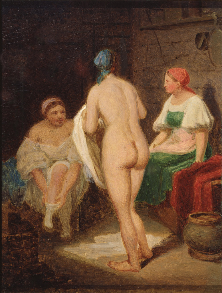 Detail of In steam bath, End 1820s by Alexei Gavrilovich Venetsianov