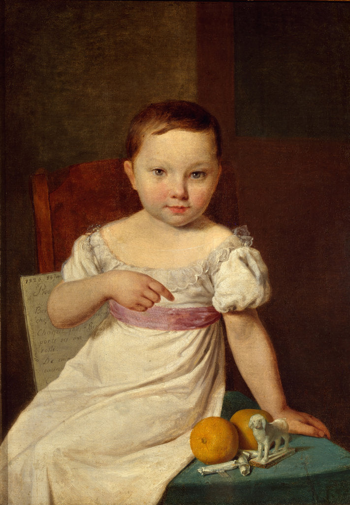 Detail of Portrait of Nastenka Khavskaya, 1826 by Alexei Gavrilovich Venetsianov