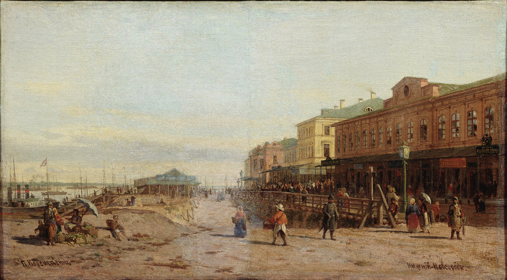 Detail of Nizhny Novgorod by Pyotr Petrovich Vereshchagin