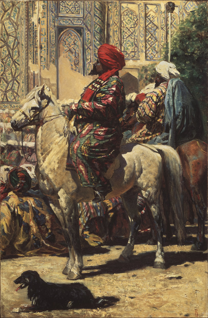 Detail of A horseman in Samarkand, 1872 by Vasili Vasilyevich Vereshchagin