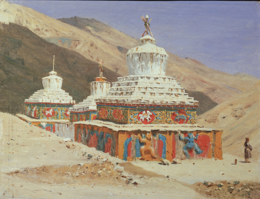 Detail of Chorten in Ladakh, 1875 by Vasili Vasilyevich Vereshchagin