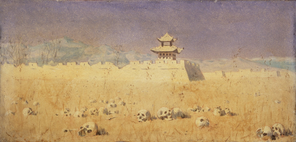 Detail of Ruins in Chuguchak, Xinjiang, 1869 by Vasili Vasilyevich Vereshchagin